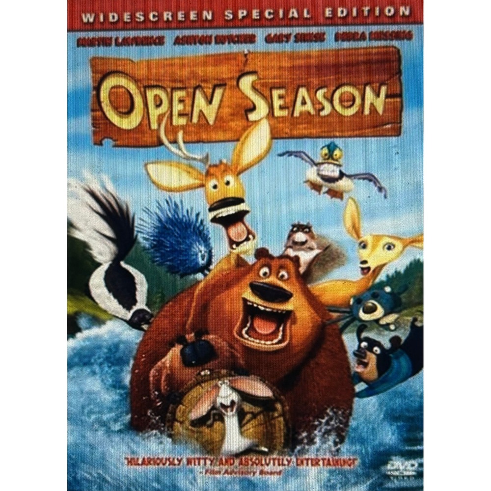 Open Season DVD Disc Only Martin Lawrence Ashton Kutcher Animated Family Movie